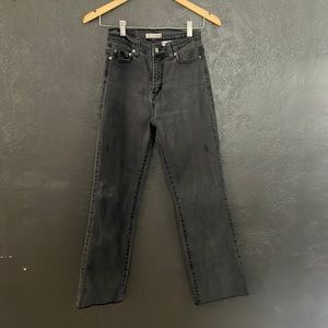 High rise stretch semi flared Levi’s